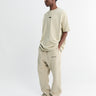 Fear of God - Relaxed Fleece Sweatpants with Piping in Abbey Stone