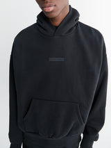 Fear of God - Classic Fit Fleece Hoodie in Jet Black
