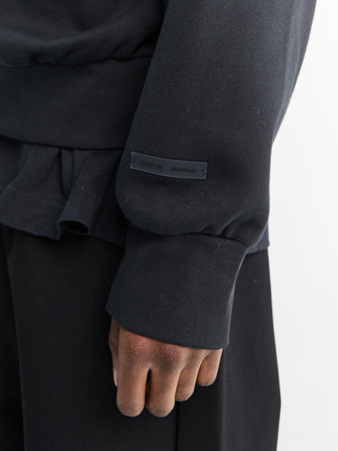 Fear of God - Classsic Fit Fleece Crewneck in Jet Black