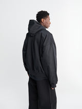 Fear of God - Poly Cotton Twill Hoodie in Jet Black
