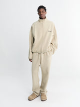 Fear of God - Modern Fit Fleece Track Jacket in Abbey Stone