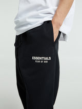 Fear of God - Classic Fit Fleece Sweatpant in Jet Black