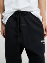 Fear of God - Classic Fit Fleece Sweatpant in Jet Black