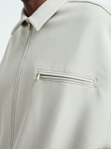 Fear of God - Bonded Canvas Zip-Up Jacket in Abbey Stone