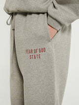 Fear of God - Fleece Essential Sweatpants in Dark Heather