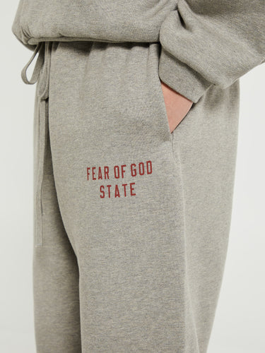 Fear of God - Fleece Essential Sweatpants in Dark Heather