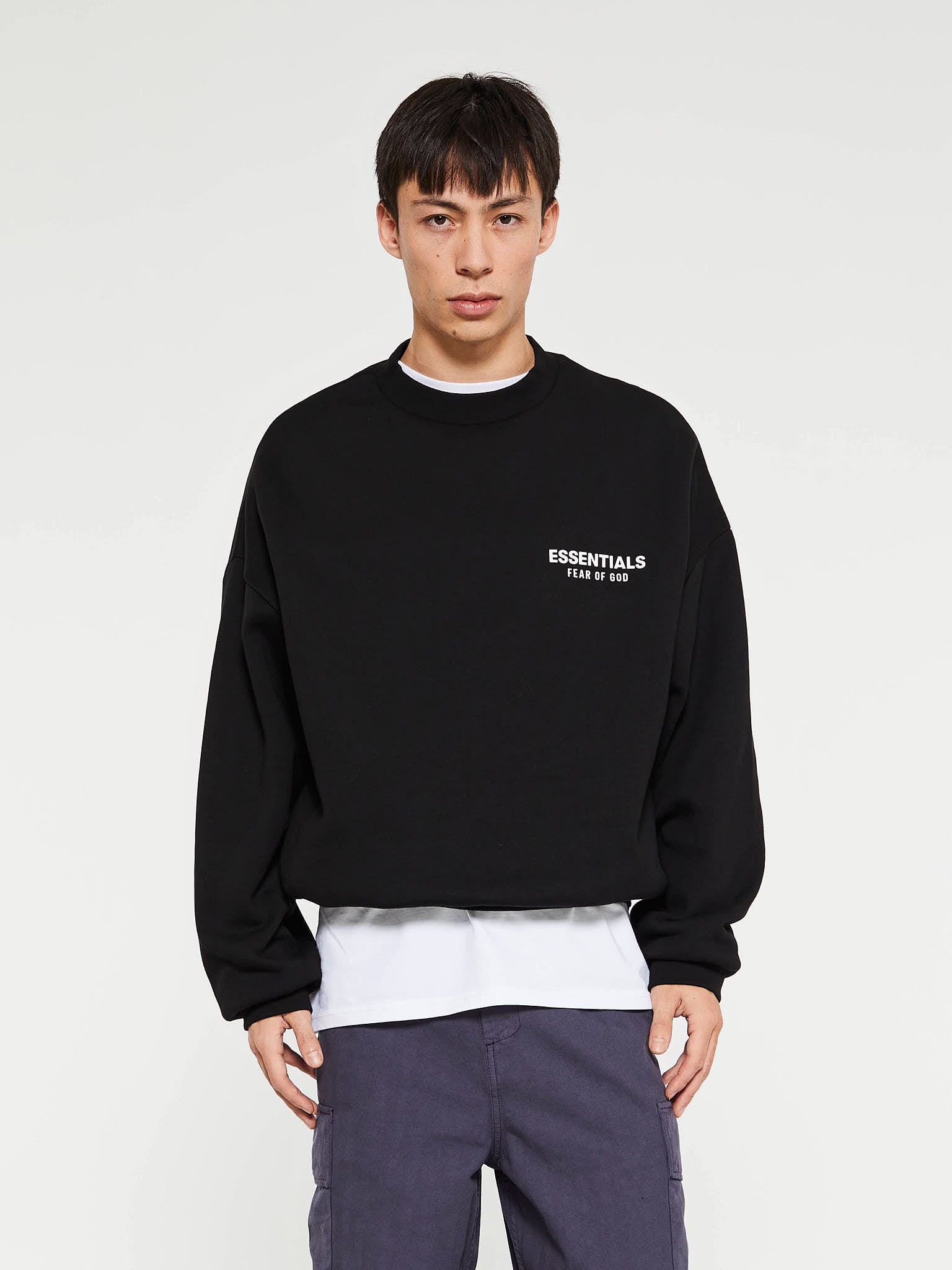 Fear of God - Fleece Crewneck in Black