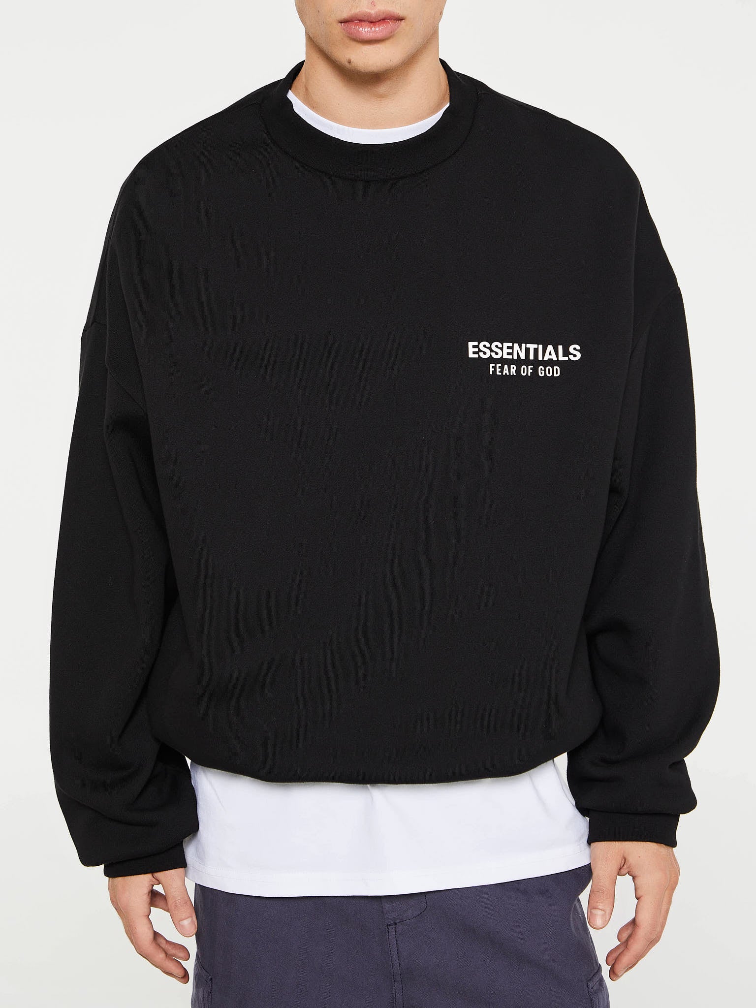 Fear of God - Fleece Crewneck in Black