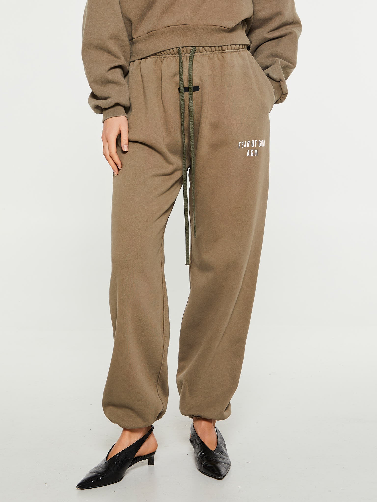 Fear of God - Heavy Fleece Sweatpants in Military