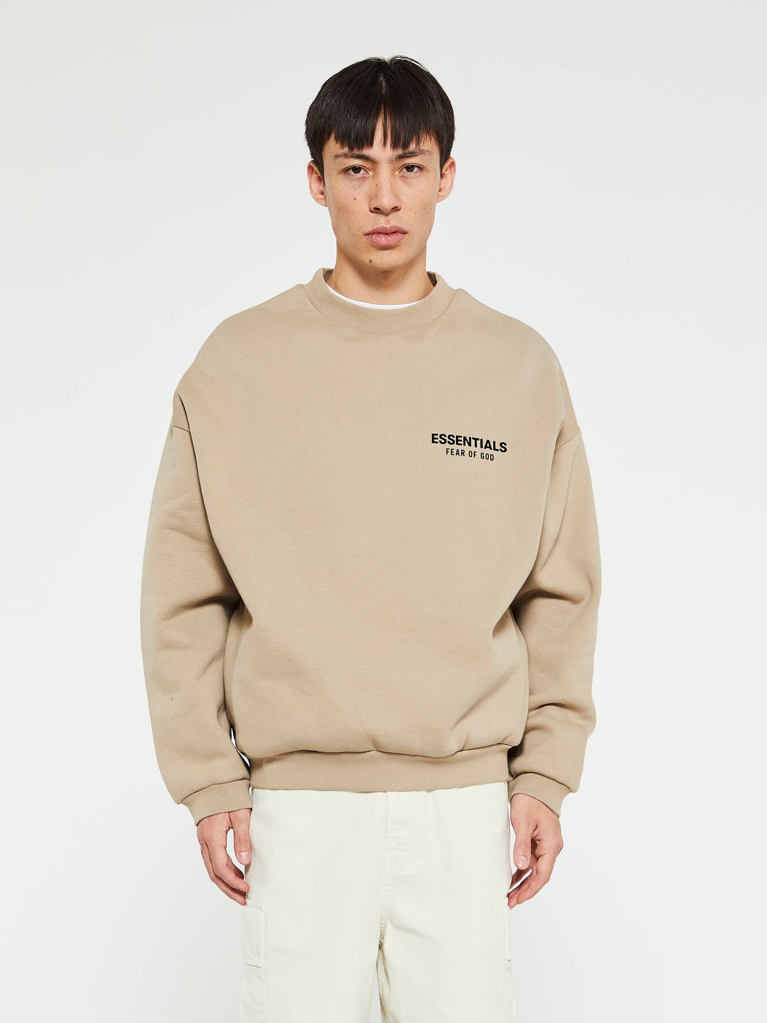 Fear of God - Fleece Crewneck in Desert Sand