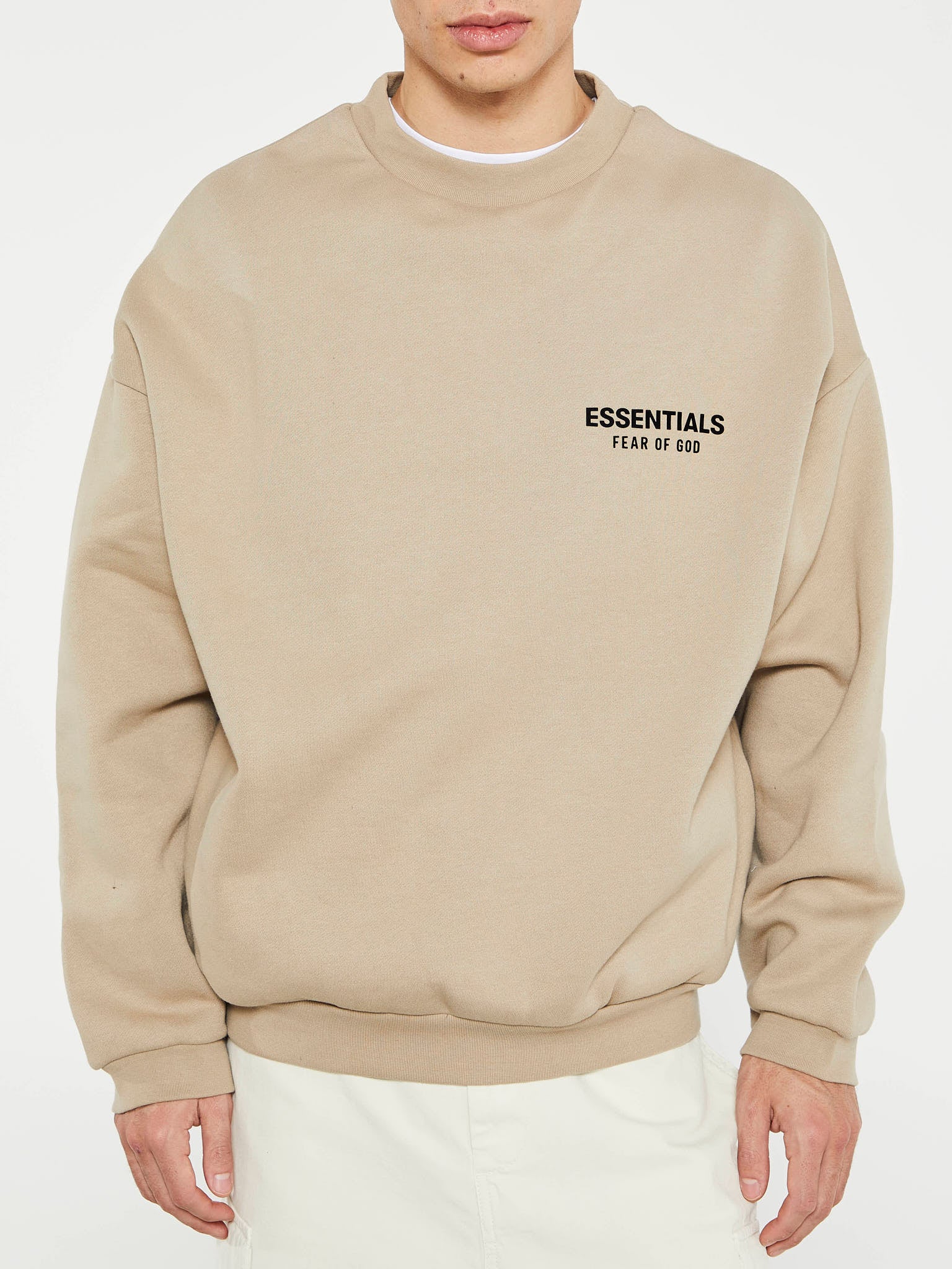 Fear of God - Fleece Crewneck in Desert Sand