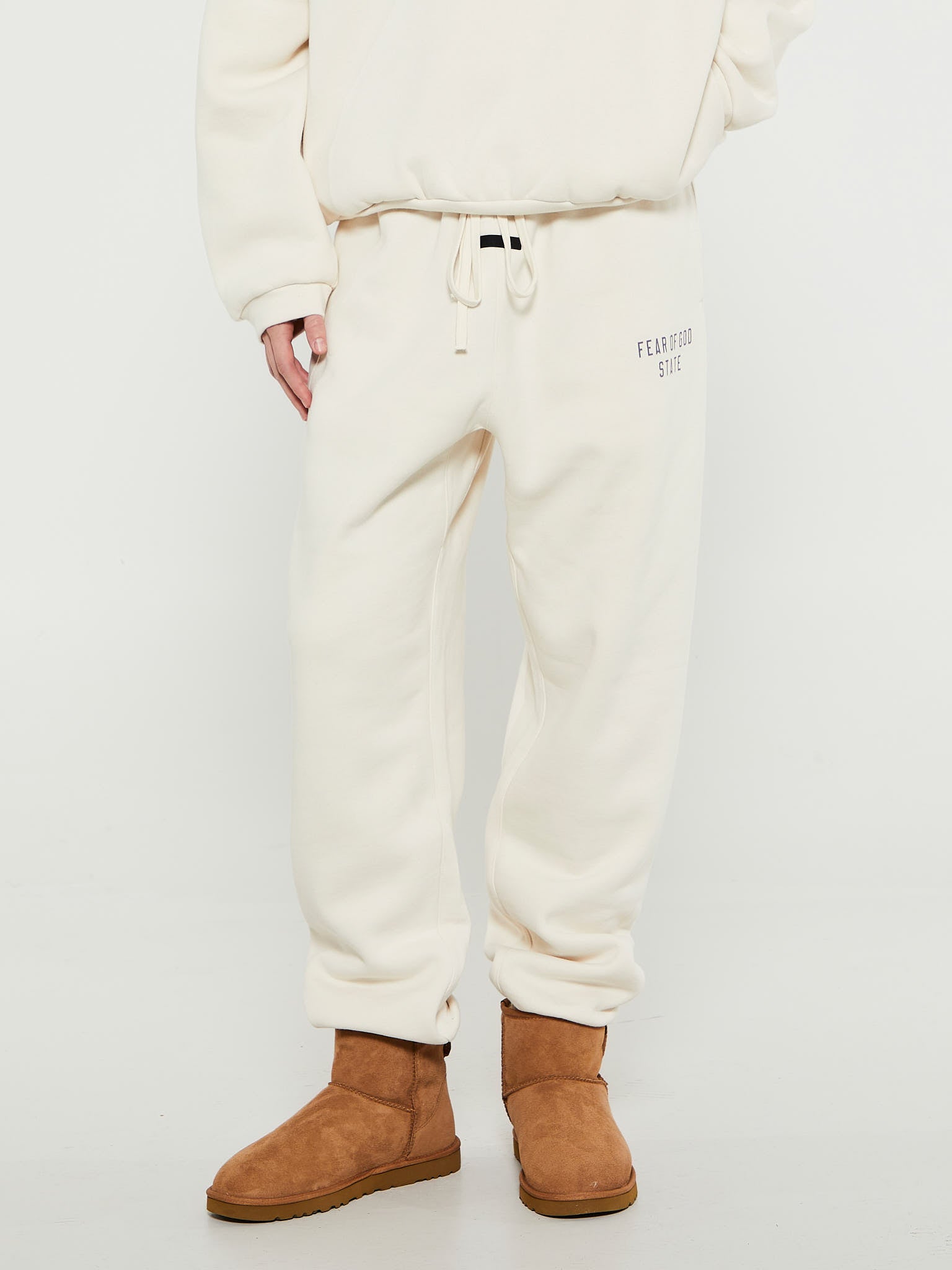 Fear of God - Fleece Essential Sweatpants in Shell