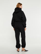Fear of God - Fleece Cropped Hoodie in Black