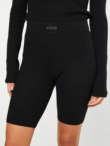 Fear of God - Waffle Biker Shorts in Black