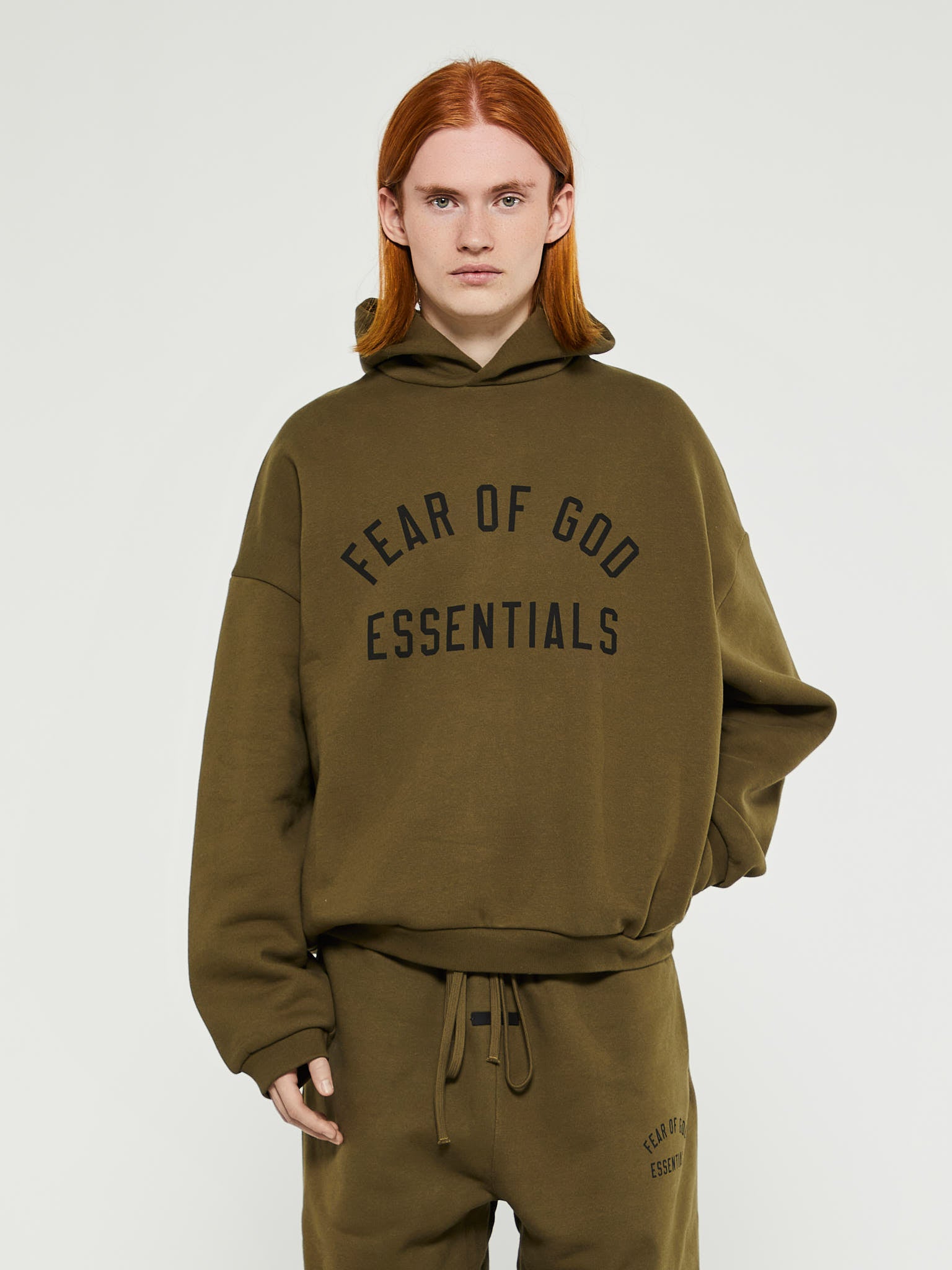 Fear of God - Fleece Hoodie in Olive