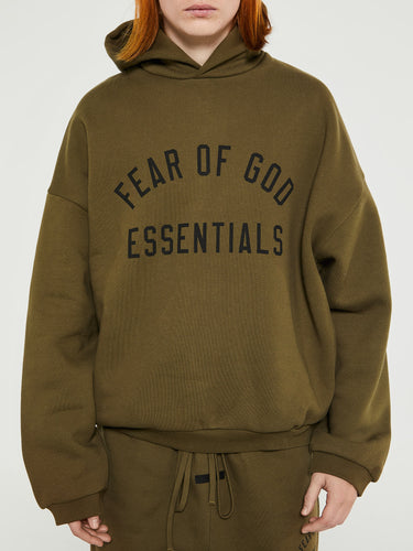 Fear of God - Fleece Hoodie in Olive