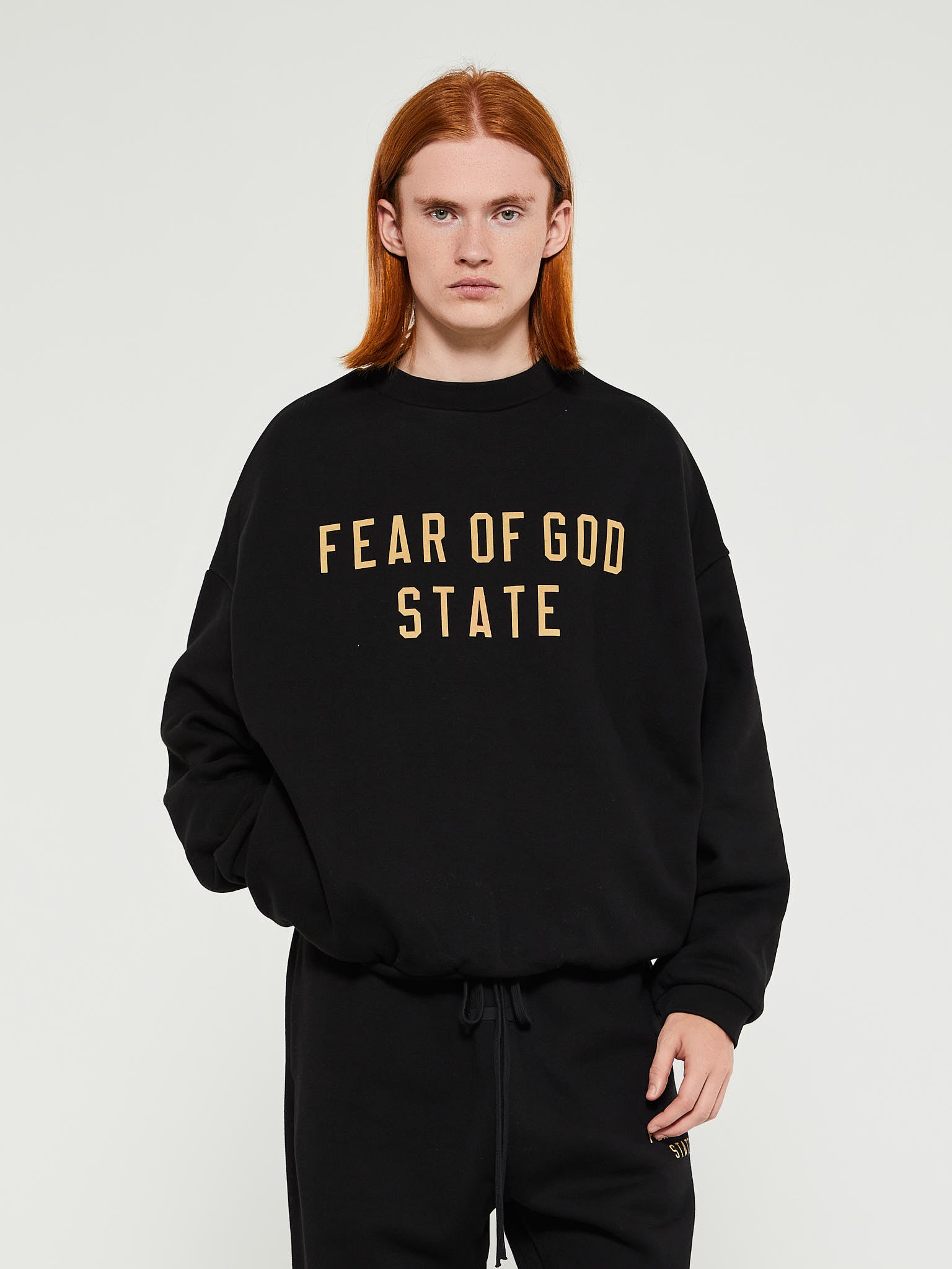 Fear of God - Fleece Crewneck in Black