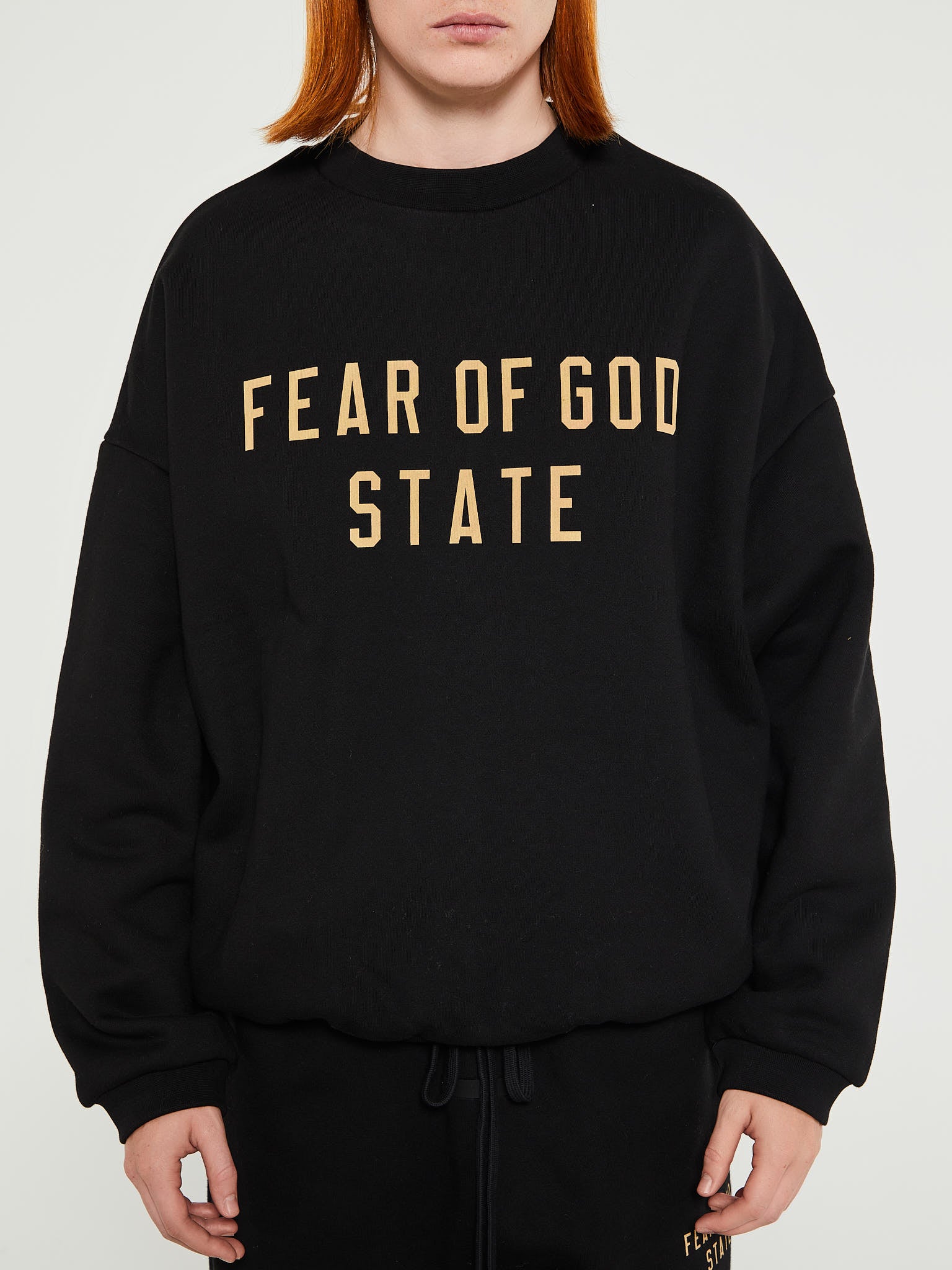 Fear of God - Fleece Crewneck in Black