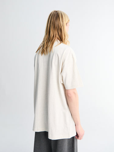 Fear of God - Classic Short Sleeve T-Shirt in Oatmeal Heather