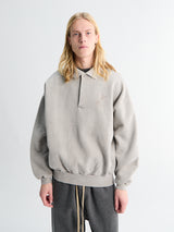 Fear of God - Classic Polo Sweatshirt in Smoke Grey