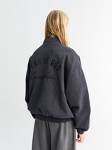 Fear of God - Classic Polo Sweatshirt in Vintage Black