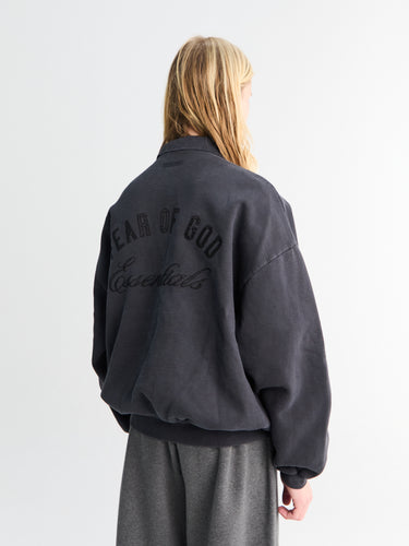 Fear of God - Classic Polo Sweatshirt in Vintage Black