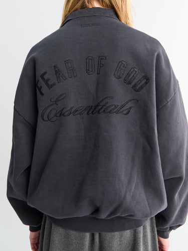 Fear of God - Classic Polo Sweatshirt in Vintage Black