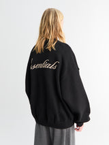 Fear of God - Waffle Crewneck Sweater in Vintage Black