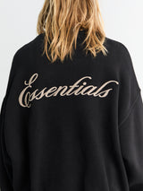 Fear of God - Waffle Crewneck Sweater in Vintage Black