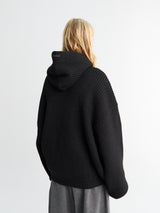 Fear of God - Heavy Waffle 90's Hoodie in Vintage Black