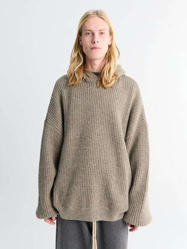 Fear of God - Heavy Waffle 90's Hoodie in Homestead Heather