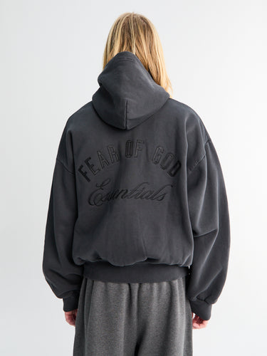 Fear of God - Classic Full Zip Hoodie in Vintage Black