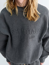 Fear of God - Classic Crewneck Sweatshirt in Charcoal Heather