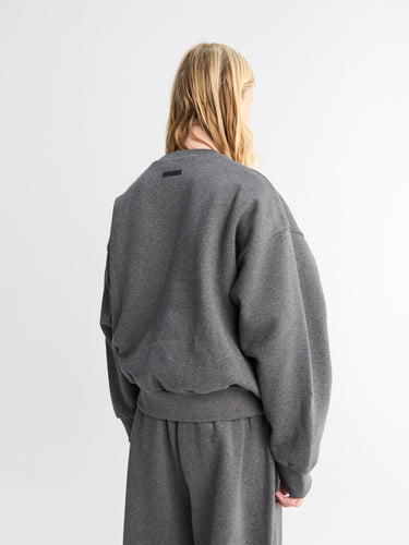 Fear of God - Classic Crewneck Sweatshirt in Charcoal Heather