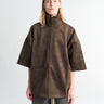 Fear of God - High Neck 3/4 Sleeve Jacket in Brown