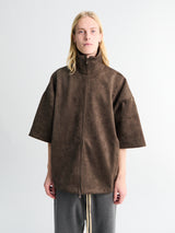 Fear of God - High Neck 3/4 Sleeve Jacket in Brown