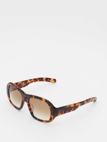 Flatlist - Ford Sunglasses in Havana and Light Brown Gradient Lens