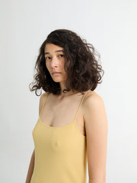 The Frankie Shop - Keira Knit Midi Dress in Yellow