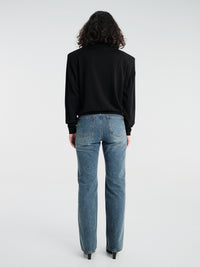 The Frankie Shop - Rue Padded High Neck Sweater in Black