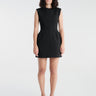The Frankie Shop - Bryn Cinched Mini Dress in Black