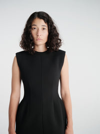 The Frankie Shop - Bryn Cinched Mini Dress in Black
