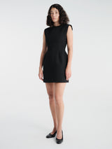 The Frankie Shop - Bryn Cinched Mini Dress in Black