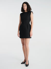 The Frankie Shop - Bryn Cinched Mini Dress in Black