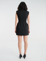The Frankie Shop - Bryn Cinched Mini Dress in Black
