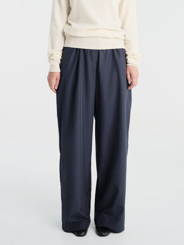 The Frankie Shop - Baxter Perforated Track Pants in Navy