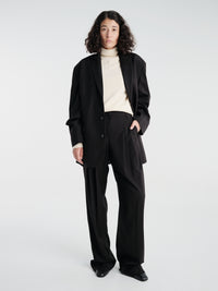 The Frankie Shop - Gelso Pleated Trousers in Black