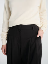 The Frankie Shop - Gelso Pleated Trousers in Black