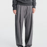 The Frankie Shop - Gelso Pleated Trousers in Dark Grey Melange