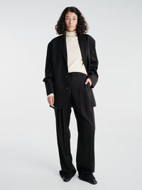 The Frankie Shop - Gelso Oversized Blazer in Black