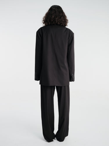 The Frankie Shop - Gelso Oversized Blazer in Black